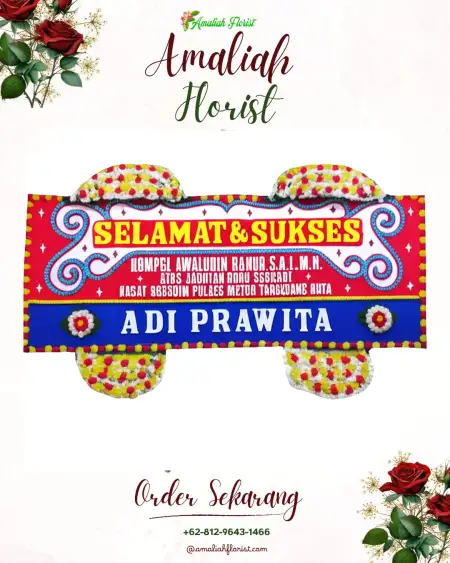 Papan Bunga Ucapan Selamat Tanah Tumbuh